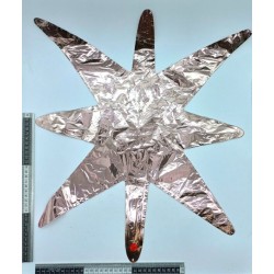 globo estrella 5 picos rosa dorado C/50 GJ_1928