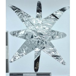 globo estrella 5 picos plata C/50 YS_6984