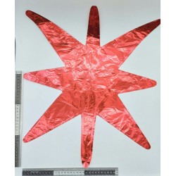 globo estrella 5 picos rojo C/50 RED_1844