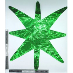 globo estrella 5 picos verde C/50 GR_747