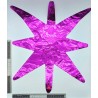 globo estrella 5 picos fucsia C/50 TH_1410
