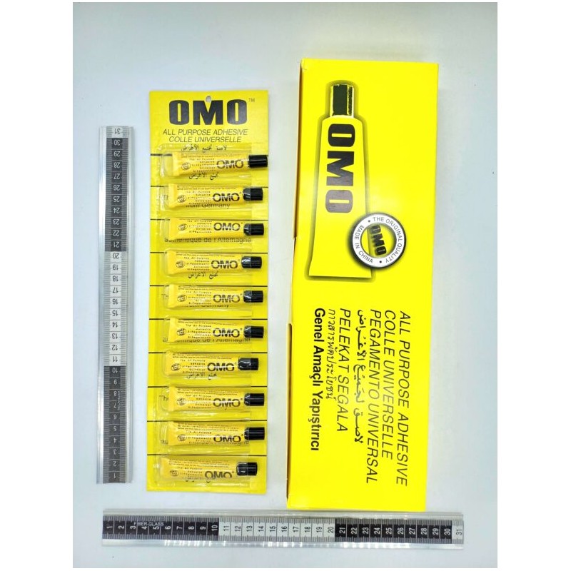 pegamento OMO en tira 10pzas C/3 30 pzas totales H1442