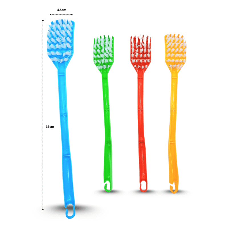 cepillo mango largo colores C/10 M36-6H-3