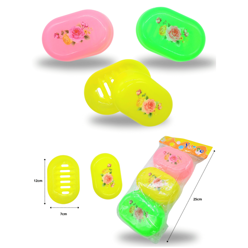 jabonera decorada C/3 20H-15