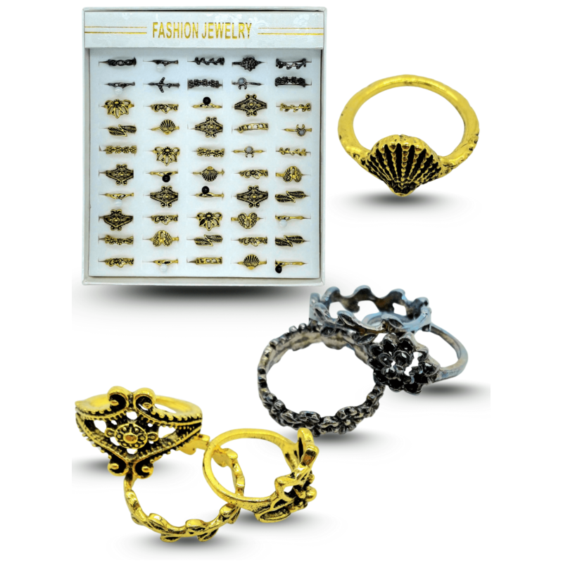 anillo oro viejo para medio dedo C/50 HHQ-23