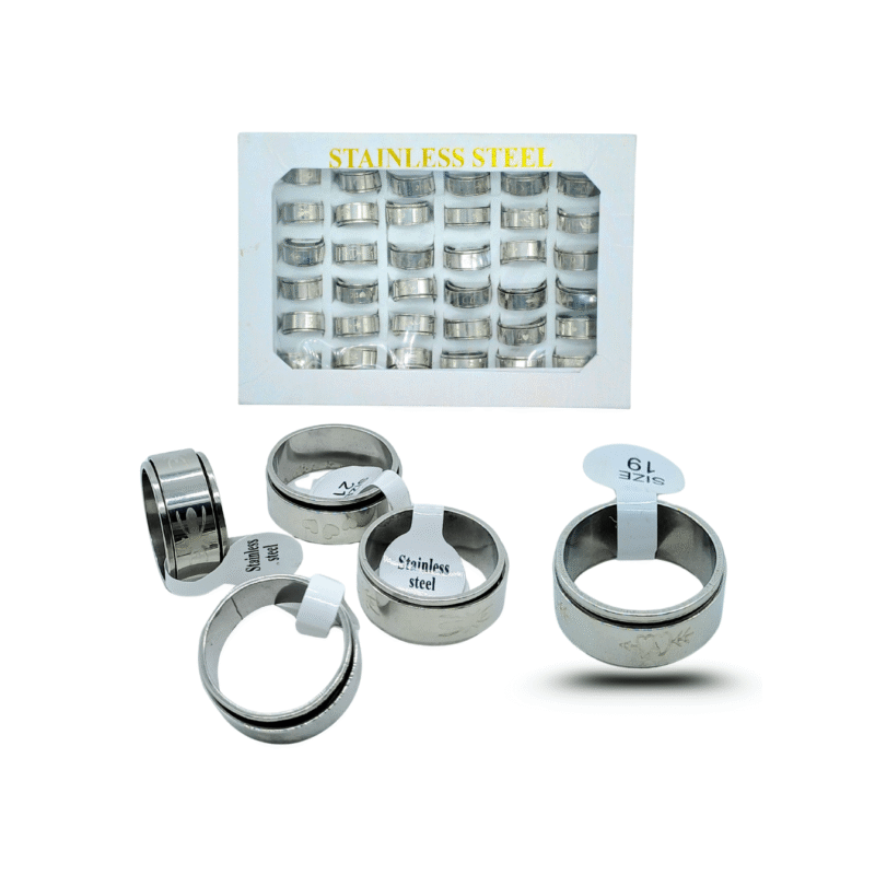 anillo argolla grabada giratoria C/36 R253K-12