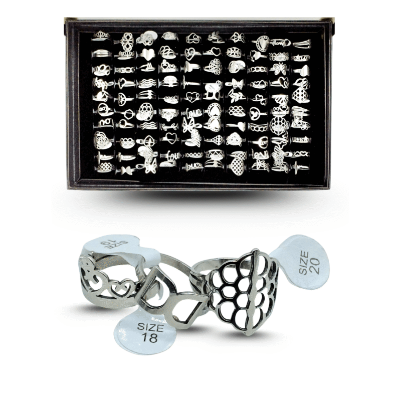 anillo calado figuras surtidas acero inoxidable C/100 R253K-9