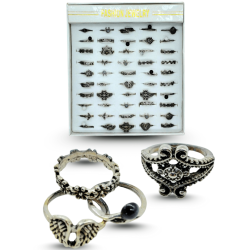 anillo para medio dedo varios diseños C/50 JZ59-2