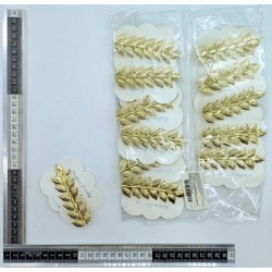 pico hoja de laurel dorada C/12 XL29-71