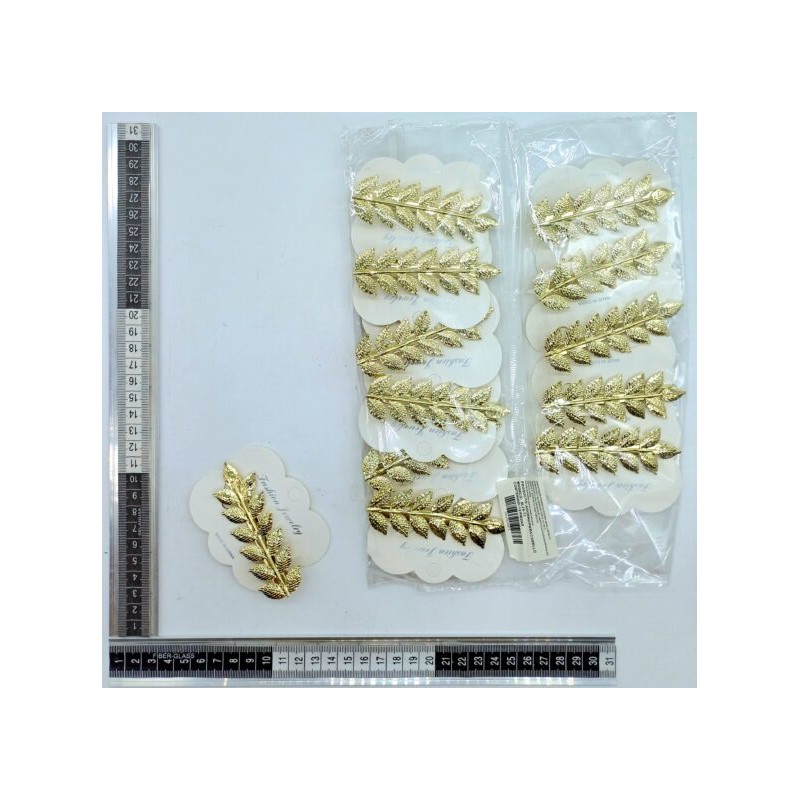 pico hoja de laurel dorada C/12 XL29-71