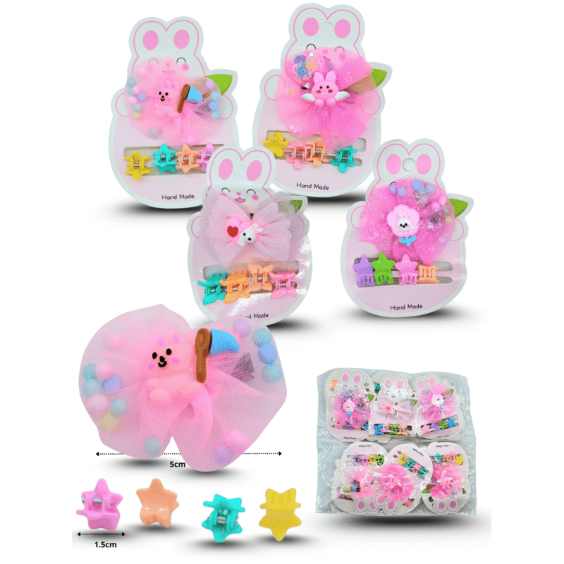 pico tul decorado con figura y piojitos C/12 RM9-2A-2