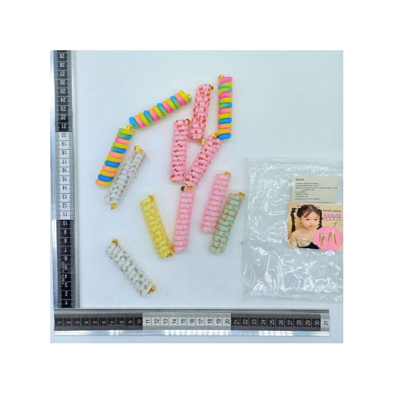 churro decorativo de cabello C/12 XH5199