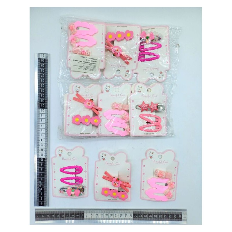 pico decorado con par de cucas set 3 pzas C/12 XL3-40