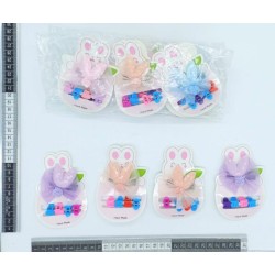 pico con moño de tul y piojitos en variedad de colores C/12 G285-24A-6