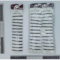 broche pasador negro en tira C/12 EO913-B