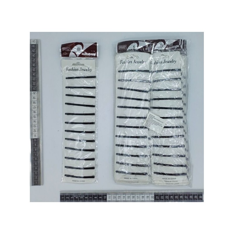 broche pasador negro en tira C/12 EO913-B