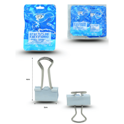 clip sujetador tipo mariposa set 5 pzas C/12 RM1071-1B-5