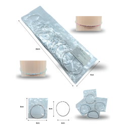 pulsera elástica zirconia colores C/12 HKV-26