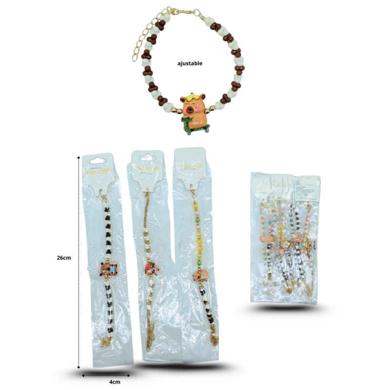 pulsera perlas Capy Bara C/12 25L-16