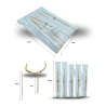 pulseta ojo turco empacada individual C/12 ZD-79