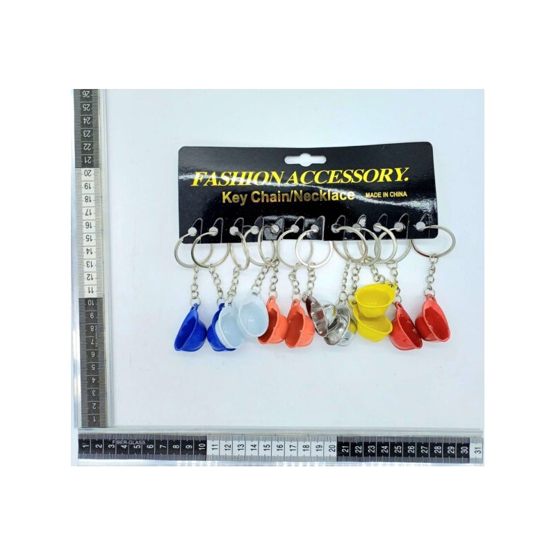 llavero casco metálico C/12 F1455