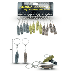 llavero patineta de metal C/12 F1337