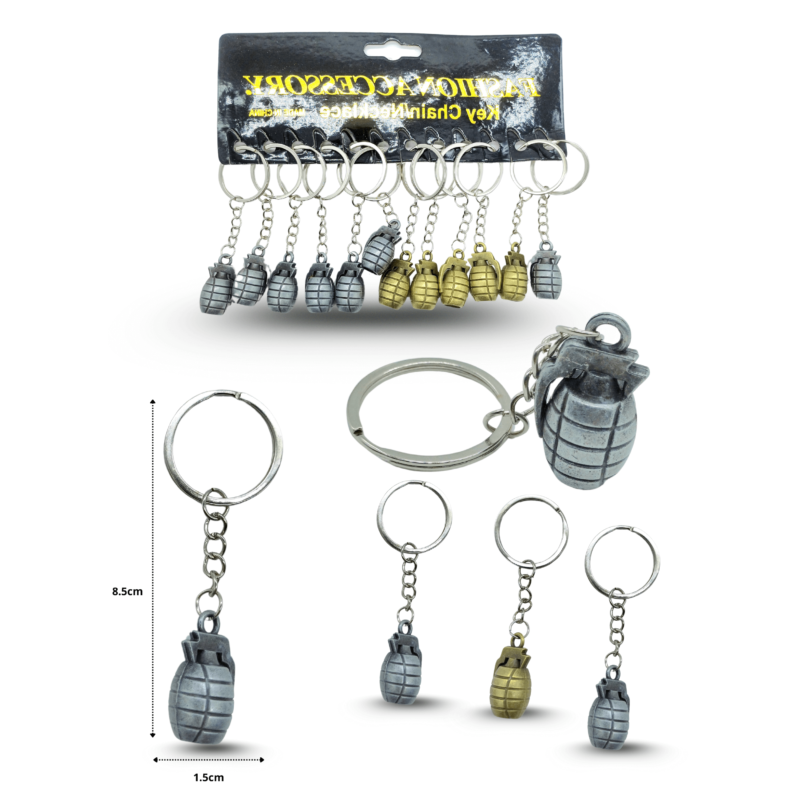 llavero granada 9cm C/12 F1347