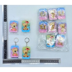 llavero pastillero metálico diseños surtidos C/12 HLL-25