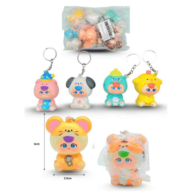 llavero squishy bby three C/12 R253R-34