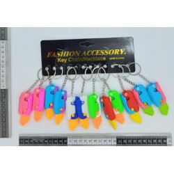 llavero cuter de plastico multicolor C/12 R23I-41