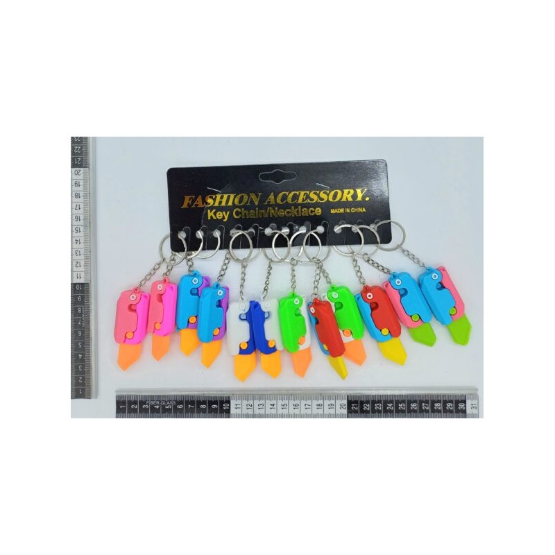 llavero cuter de plastico multicolor C/12 R23I-41
