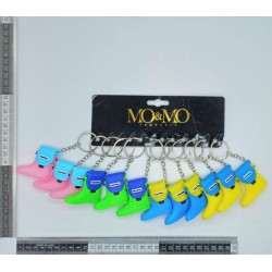 llavero plástico figura bota variedad de colores C/12 16G-71