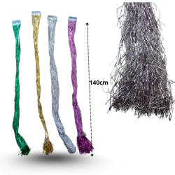 6 lluvia navideña multicolor C/20 WD-2003-3 y WD-2003A-3