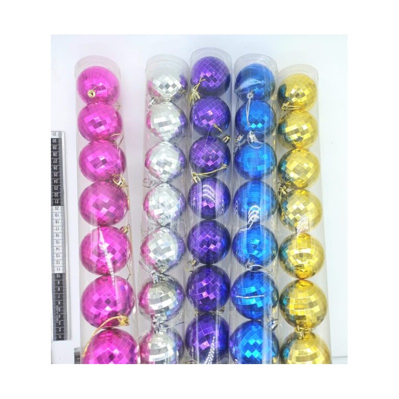 esfera disco navideña C/12 WD0012