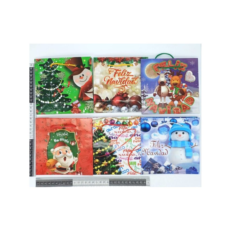 bolsa navideña cd para regalo varios modelos C/12 CRS TRS