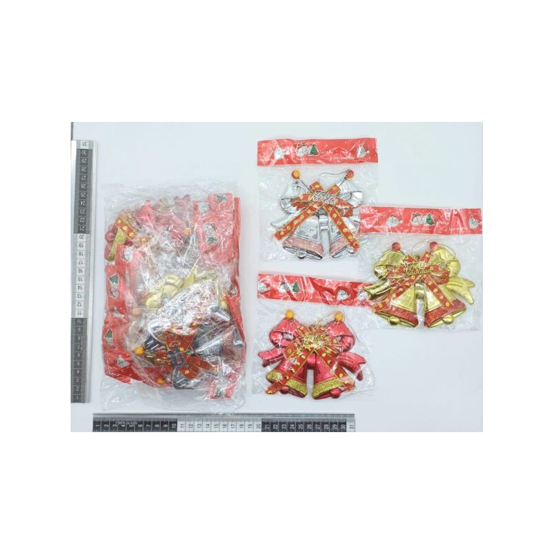 campana navideña paquete C/12 J3295