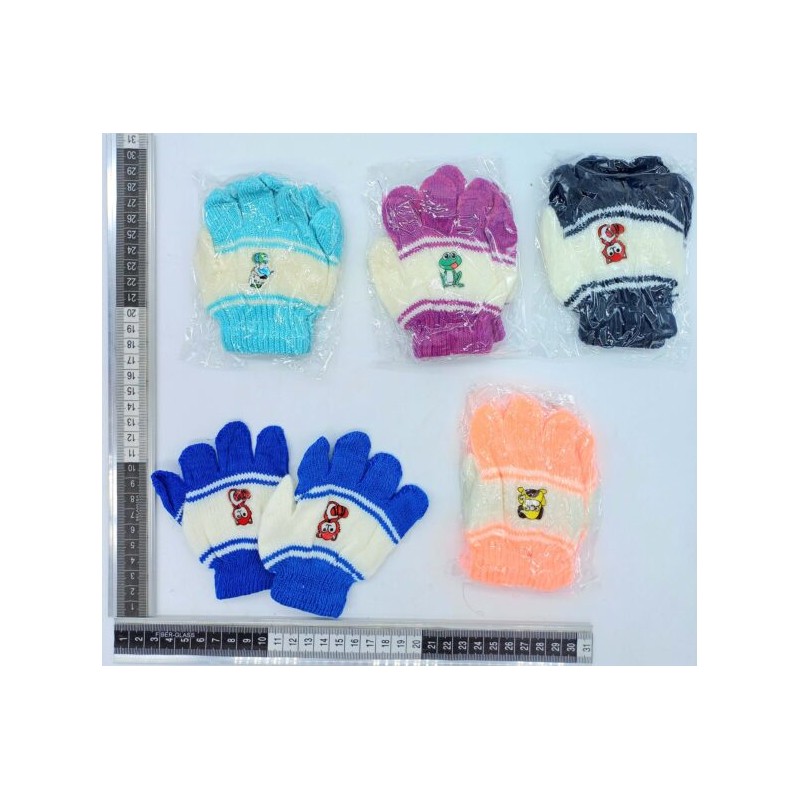 guante infantil decorado C/12 24R-51