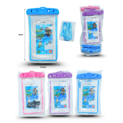 funda impermeable para celular con cinta C/10 M1352-1G-1