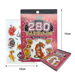 tatuaje temporal en libro C/12 F2400