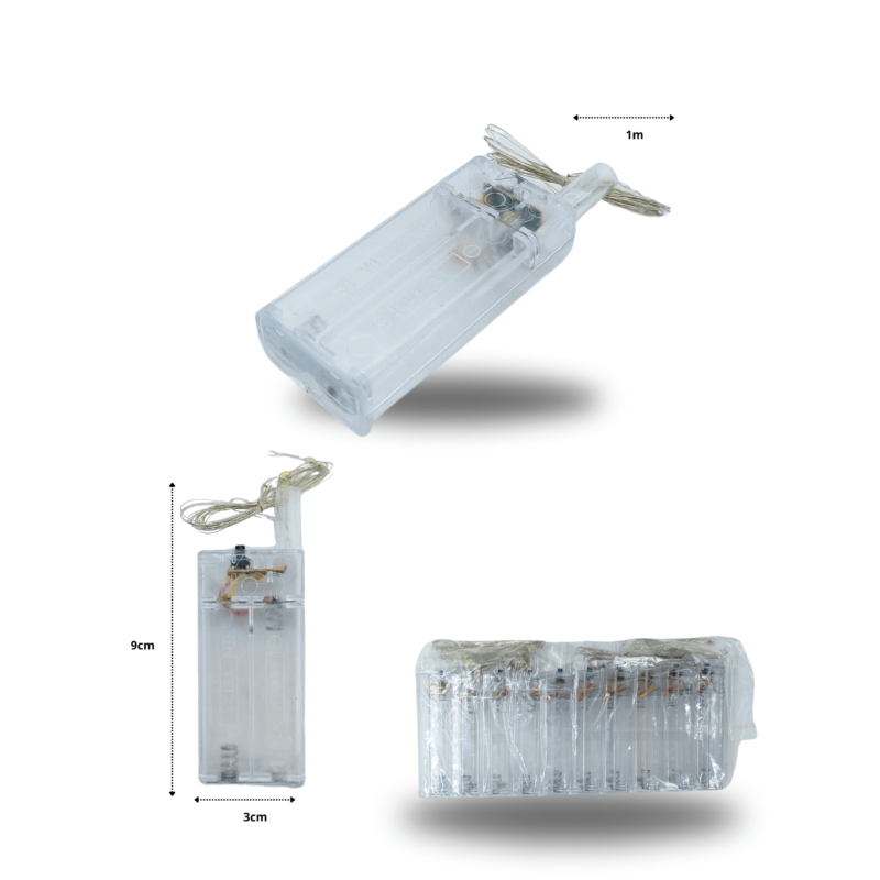 alambre led 1 metro multicolor C/10 F4120