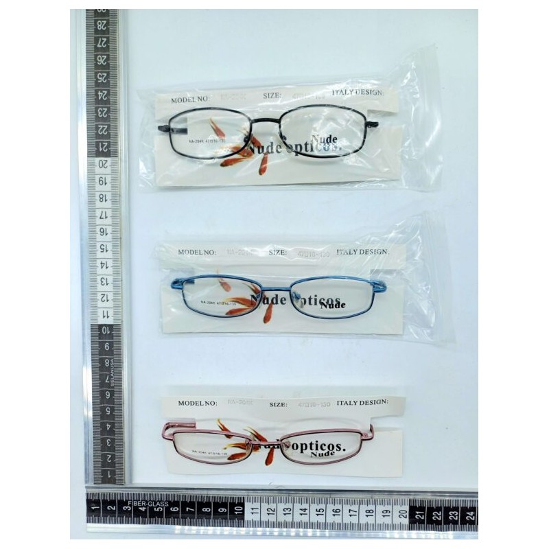 1 armazón nude opticos lente de descanso C/12 NB