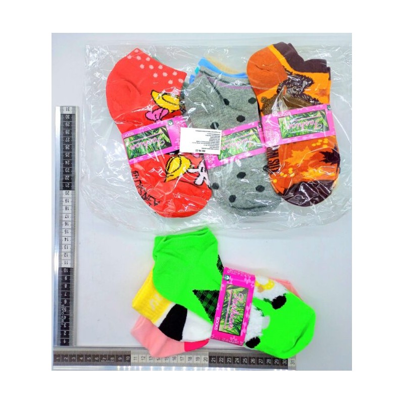 calcetin infantil decorado C/12 HLM-22