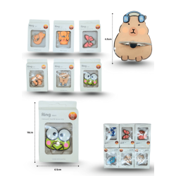 base anillo para celular diseños surtidos C/12 XLE-21