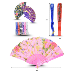 abanico decorado base calada colores C/12 25-C20