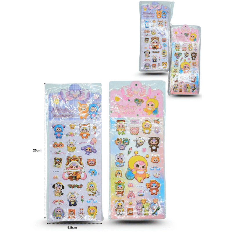 Sticker en tira baby three C/12 G-25G88