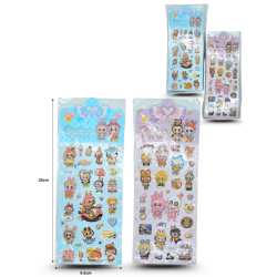 sticker en tira Labubu C/12 G-25G87
