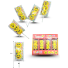 goma borrador emoji tipo paleta 11.3×4.2cm C/24 B8563
