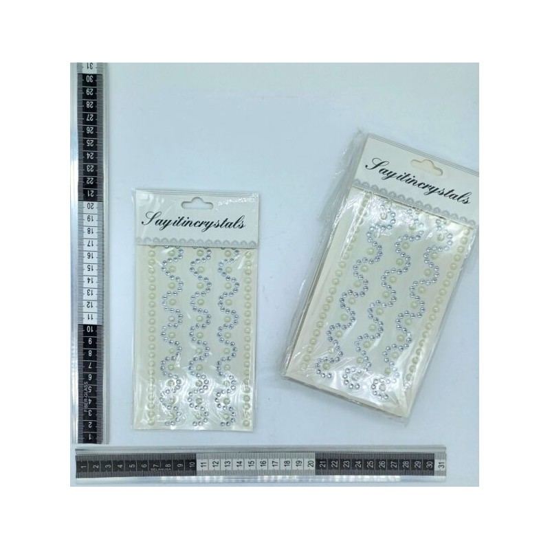 sticker decorativo perlas y joyas C/12 T0008