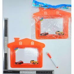 pizarrón 22.5×18.5cm con plumón y borrador C/10 C1731