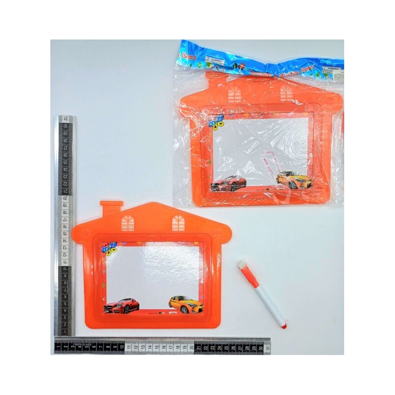 pizarrón 22.5×18.5cm con plumón y borrador C/10 C1731